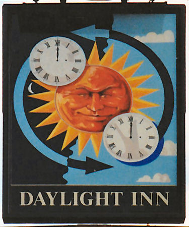 The Old Daylight Inn Sign